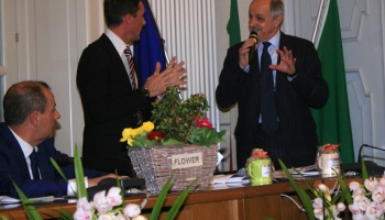 Presentazione Trofeo Binda 2015 a Laveno