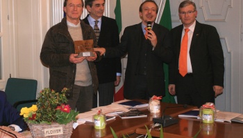 Presentazione Trofeo Binda 2015 a Laveno