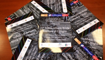 Presentazione Trofeo Binda 2015 a Laveno