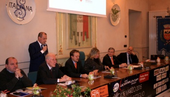 Presentazione Trofeo Binda 2015 a Laveno