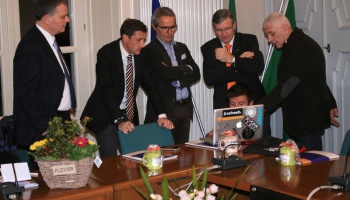 Presentazione Trofeo Binda 2015 a Laveno