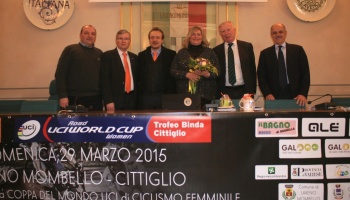 Presentazione Trofeo Binda 2015 a Laveno