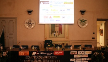 Presentazione Trofeo Binda 2015 a Laveno