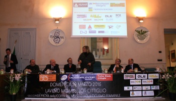 Presentazione Trofeo Binda 2015 a Laveno