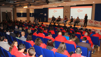 Incontro tra i Campioni e gli atleti SILCA a Tarzo (foto: F. Ossola)