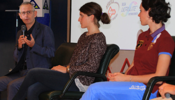 Incontro tra i Campioni e gli atleti SILCA a Tarzo (foto: F. Ossola)