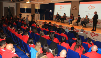 Incontro tra i Campioni e gli atleti SILCA a Tarzo (foto: F. Ossola)