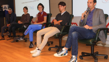 Incontro tra i Campioni e gli atleti SILCA a Tarzo (foto: F. Ossola)