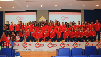 Incontro tra i Campioni e gli atleti SILCA a Tarzo (foto: F. Ossola)