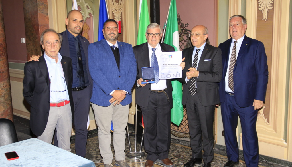 Mario Minervino insignito della Stella di Bronzo al merito sportivo del CONI